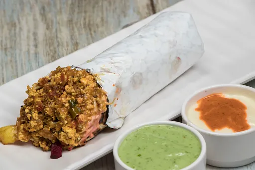 Paneer Bhurji Shawarma