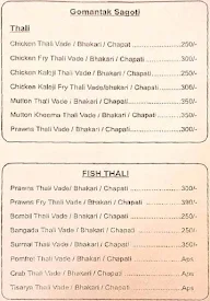 Gomantak Sagoti menu 3