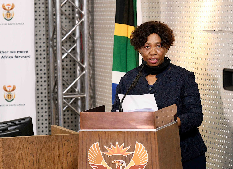 Minister of Basic Education, Angie Motshekga, 30 April 2020. Picture: JAIRUS MMUTLE / GCIS