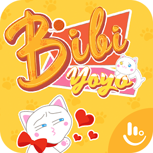 Download Bibi & Yoyo Cat TouchPal Keyboard Sticker For PC Windows and Mac