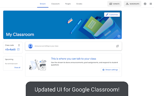 Subgroups for Google Classroom