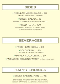 Mukherjee Tea menu 6