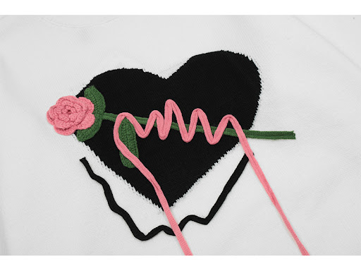 Title 13, Chaopai American Rose Love Knitwear for men and...
