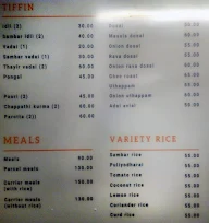 House Of Annapoorna menu 1