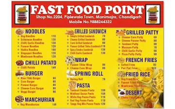 Fast Food Point menu 