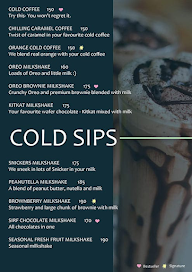 Cafe Skryf menu 3