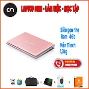 [Nhỏ Gọn] Laptop Mini Đẳng Cấp Sony Vaio Hồng 11Inch Sve 11 Ram 4Gb Màn 11Inch Đủ Hdmi Tặng Phụ Kiện