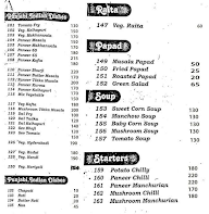 Madhure Hotel menu 2