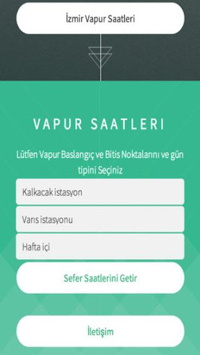 İzmir Vapur Saatleri