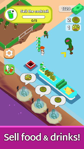 Screenshot Space Cafe: Zombie Farm Tycoon