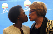Agang leader Mamphela Ramphele and DA leader Helen Zille.