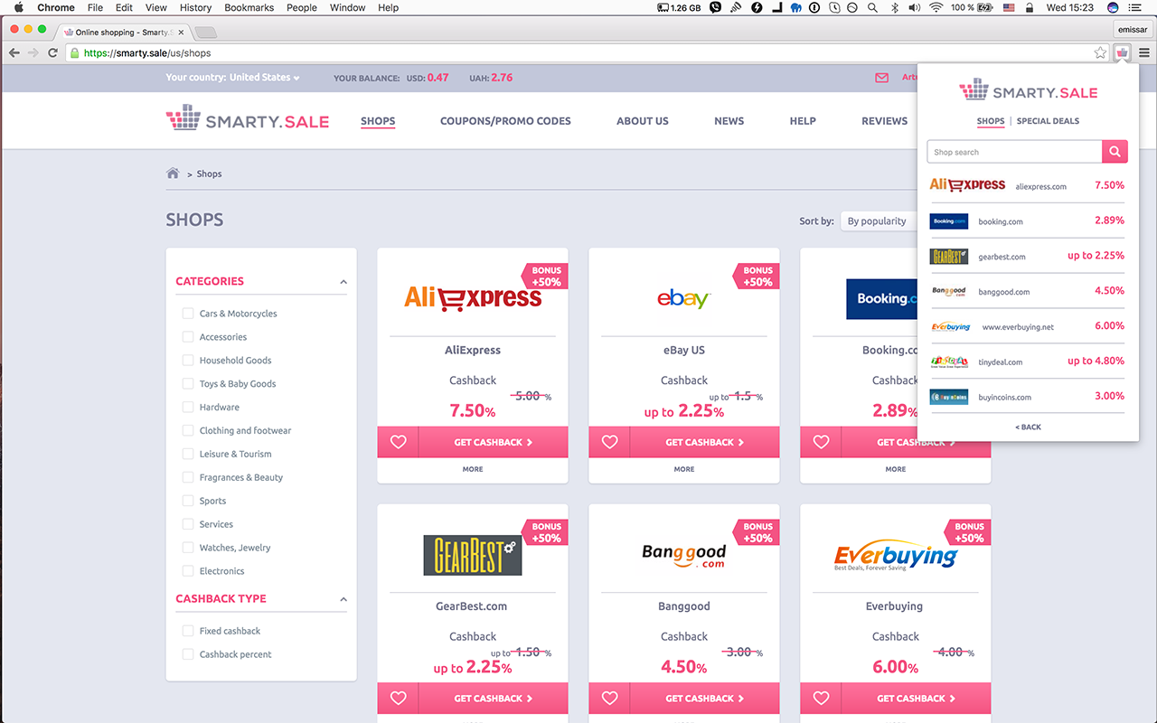 Smarty.Sale Cash Back Preview image 1