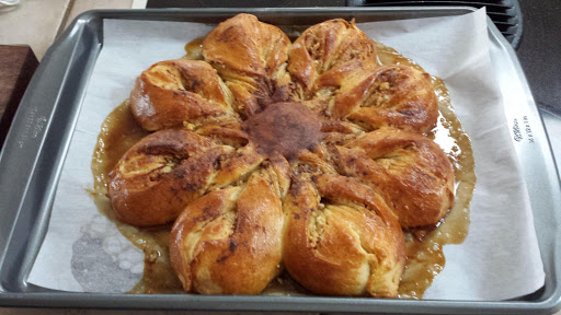 Brioche Petal Wreath