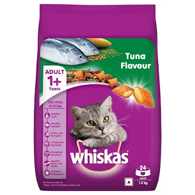 Whiskas Tuna Flavour Adult 1 Year Kitten Food - 1.20 kg