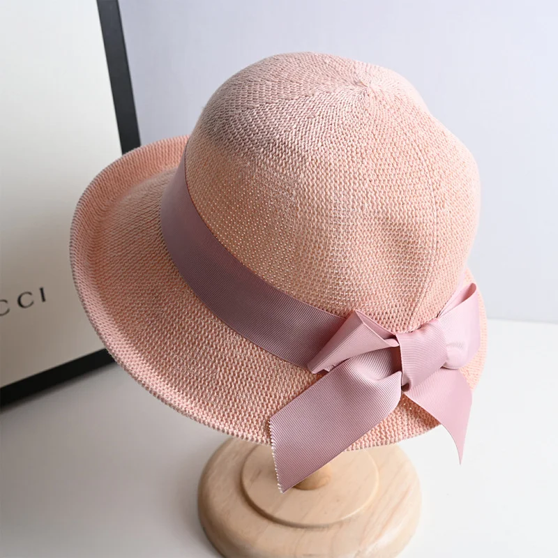 Sombrero para el sol de ala grande con protección solar todo fósforo a la moda para mujer