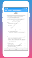 ICSE Class 10 Physics Solution Screenshot