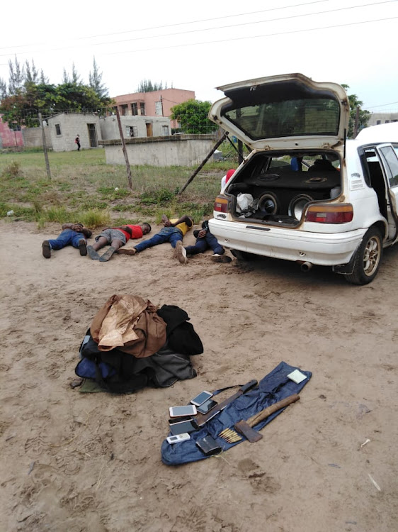 KwaZulu-Natal police arrested four suspected rhino poachers on Friday