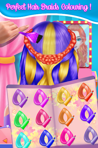 Code Triche Mode Braid Coiffures Salon-jeux de filles APK MOD (Astuce) 2