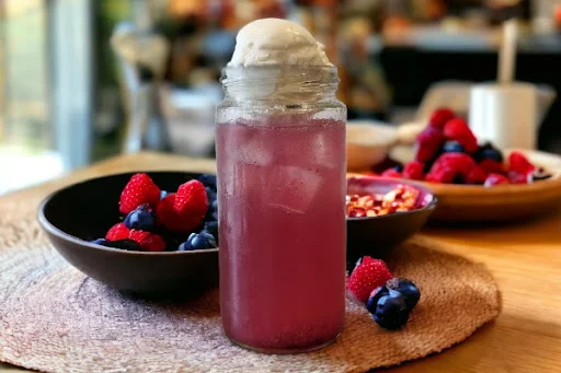 Mixed Berries Icecream Soda