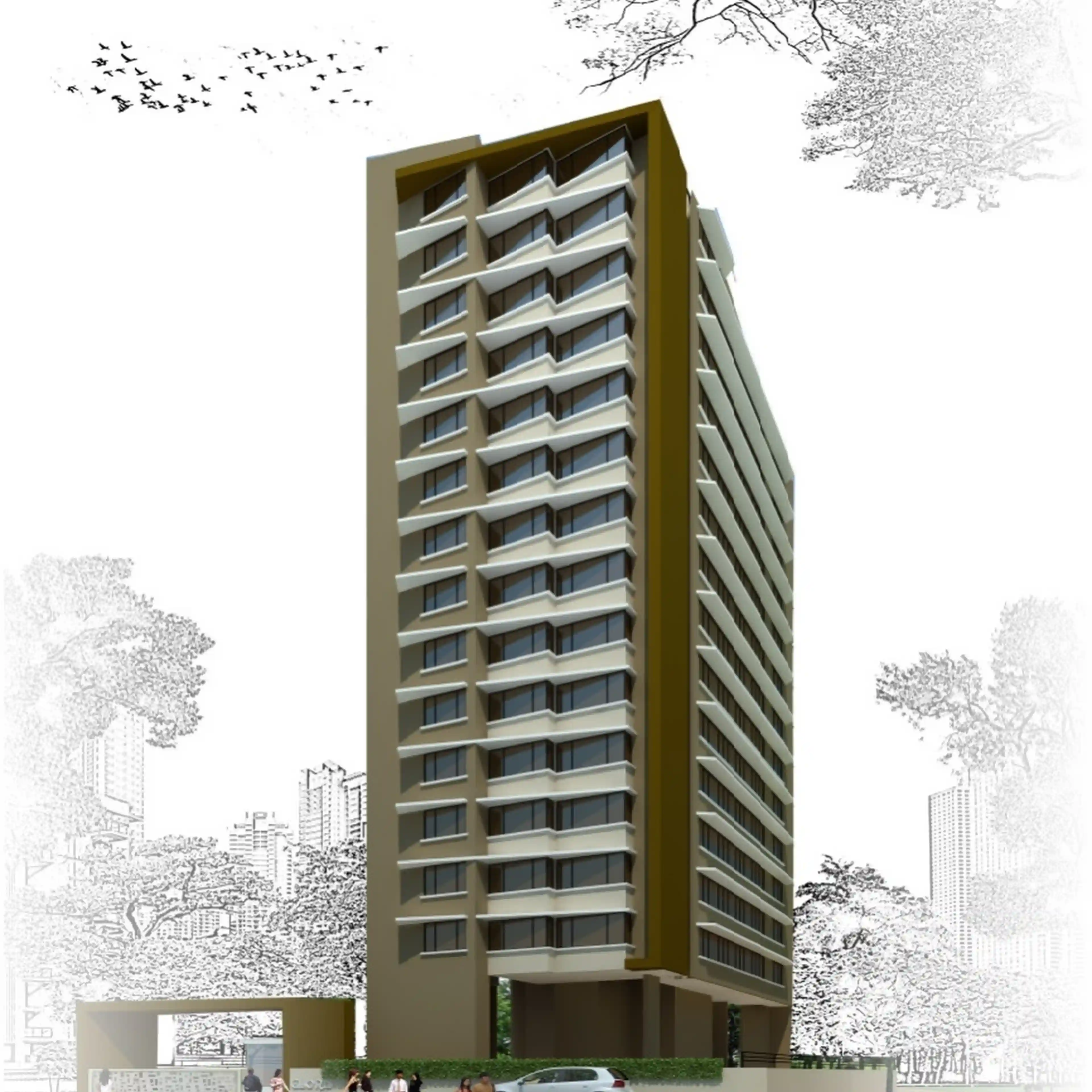 Sahakar Gloris Residency-elevation-1