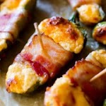 Bacon-Wrapped Cheesy Stuffed Jalape&ntilde;os was pinched from <a href="http://sallysbakingaddiction.com/2014/09/25/bacon-wrapped-cheesy-stuffed-jalapenos/" target="_blank">sallysbakingaddiction.com.</a>