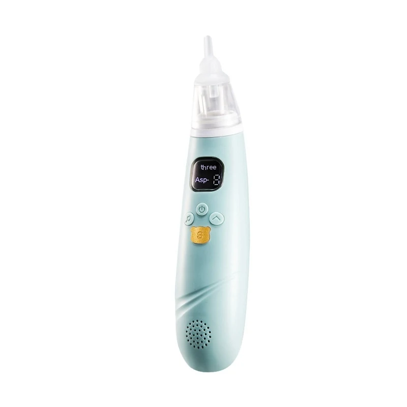 Aspirador Nasal Elétrico para Bebê Silicone Sucção Suave e Eficaz Recarregável Portátil Fácil de Limpar Ideal para Recém-Nascidos