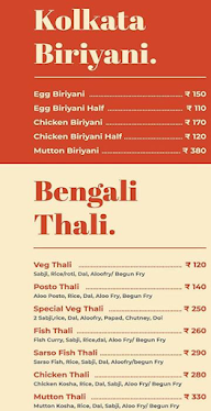 Bengali Rannaghar menu 4