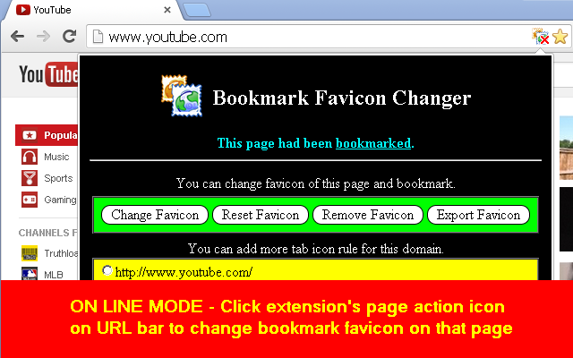 Bookmark Favicon Changer Preview image 1