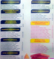 Royal Sandwich Shop menu 2