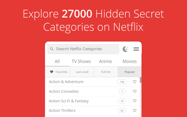 All Netflix Categories Preview image 3