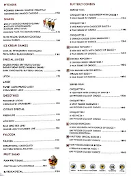 Butterfly Cafe menu 1