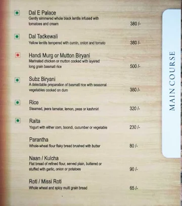 Suryavanshi Restaurant menu 