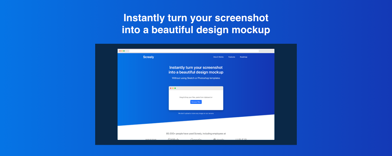 Screely: Instant Browser Mockups Preview image 2