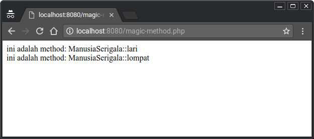 Hasil Magic Constants METHOD