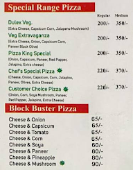 Pizza King menu 2