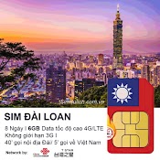 Sim Data Đài Loan [Simdulich] Sim Kết Nối Internet Tốc Độ Cao Tại Đài Loan Sim Du Lịch 4G Tự Động Kích Hoạt Giá Rẻ Ab5