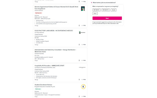 PayContext - Salary Context & Hiring Signals for SEEK screenshot 1