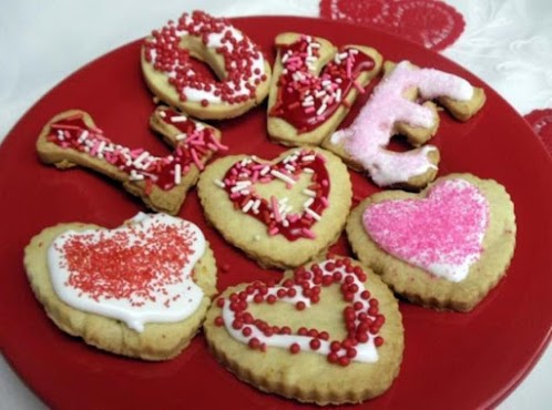 Valentine Sugar Cookies - Citrus Flavored