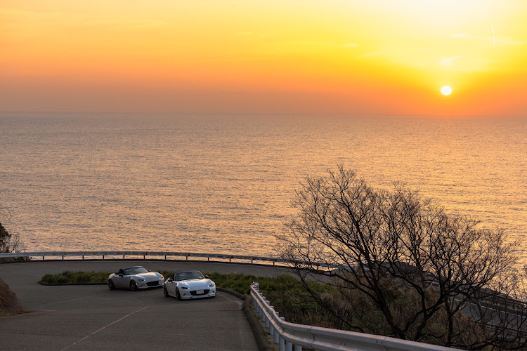 ロードスターのブルーインパルス・河津桜と愛車・越前海岸・夕焼け・北陸新幹線福井延伸に関するカスタム事例の投稿画像8枚目