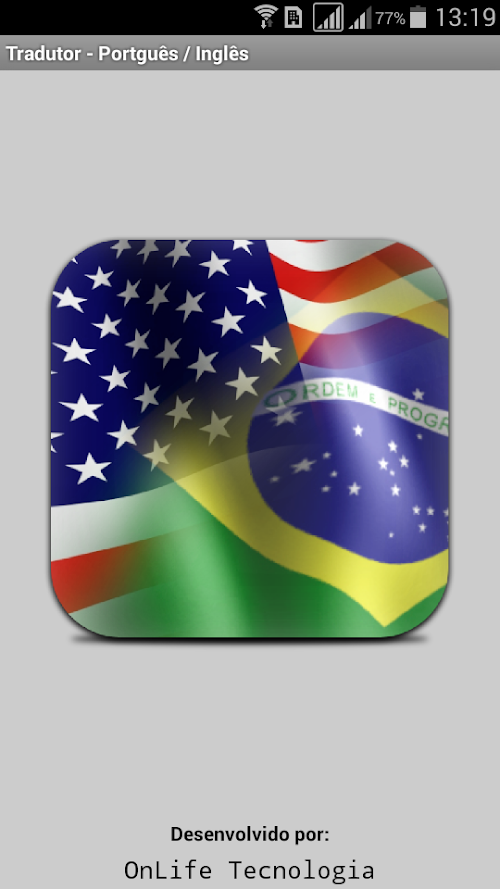 Android application Tradutor screenshort