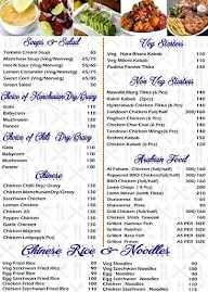 Vandana Restaurant menu 1