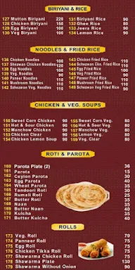 Alfhams N Kabab menu 3