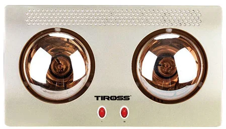 Đèn sưởi nhà tắm TIROSS 2 bóng 550W- TS9291