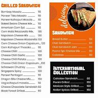 RJ's Sandwich menu 1