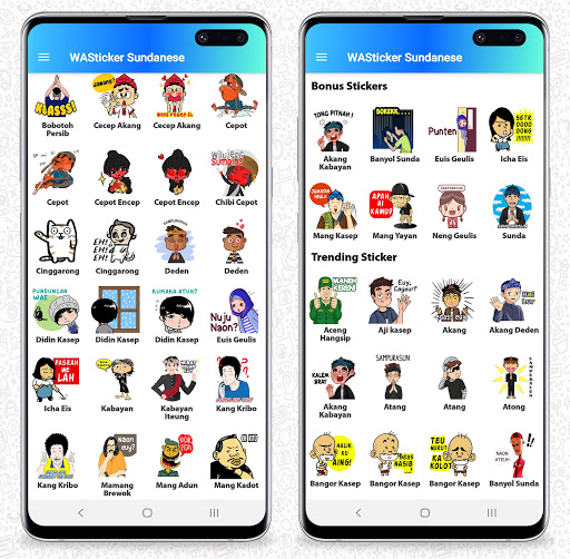 WA Sticker Sundanese Cute WAStickerApps Sunda
