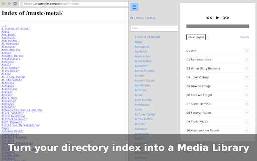 Directory Index Media Player
