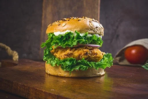 Crunchy Fried Chicken Burger