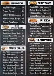 M S Food World menu 1