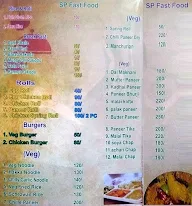 Sp Fast Food menu 1