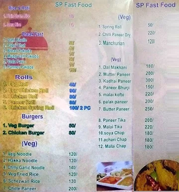 Sp Fast Food menu 